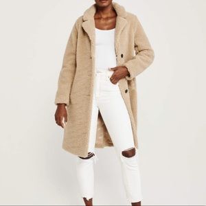 Abercrombie Sherpa Dad Coat